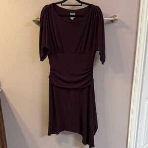 Rabbit sz 12 Asymmetrical Dress in Deep Purple